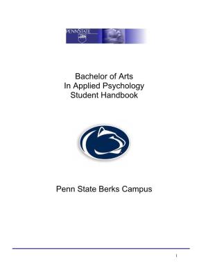 Bachelor of Arts in Applied Psychology Student Handbook
