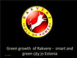 Green Growth of Rakvere - Smart And