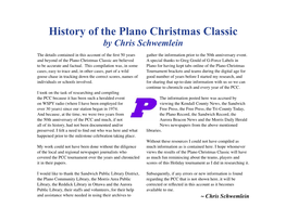 History of the Plano Christmas Classic by Chris Schwemlein