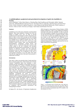 A Multidisciplinary Geophysical and Geotechnical Investigation of Quick