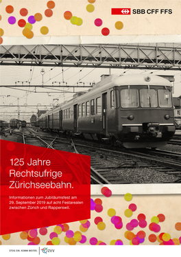 125 Jahre Rechtsufrige Zürichseebahn