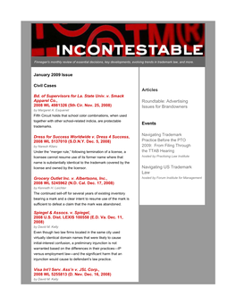 PDF Version January 2009 Issue