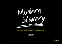 Dr. Martens Modern Slavery and Transparency in the Supply Chain