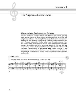 The Augmented Sixth Chord
