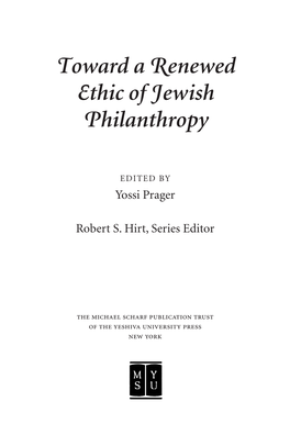 Chaim Waxman American Jewish Philanthropy.Pdf
