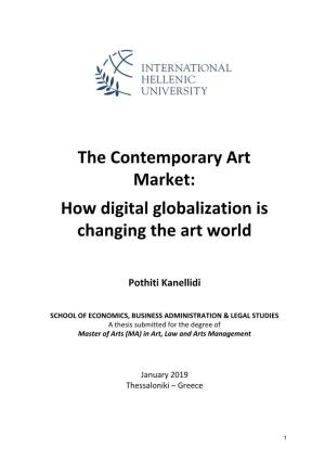 The Contemporary Art Market: How Digital Globalization Is Changing the Art World