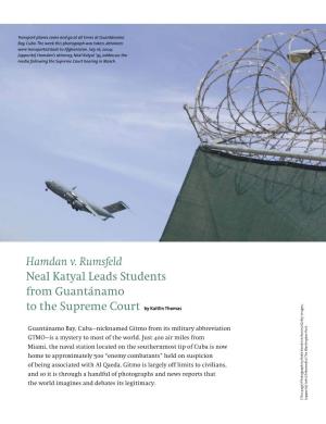 Hamdan V. Rumsfeld Neal Katyal Leads Students from Guantánamo