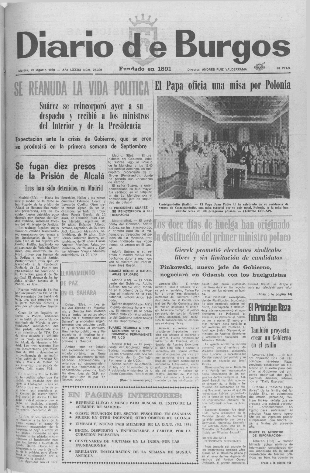 Diario D P Burgos