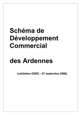 Schéma De Développement Commercial Des Ardennes
