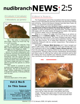 Australian Nudibranch News