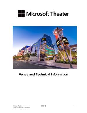 Microsoft-Theater-Venue-And-Technical-Information-Updated-05.16.19.Pdf