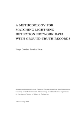 A Methodology for Matching Lightning Detection Network Data with Ground-Truth Records