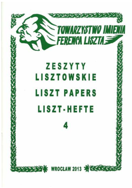 Zeszyt Lisztowski Nr 3