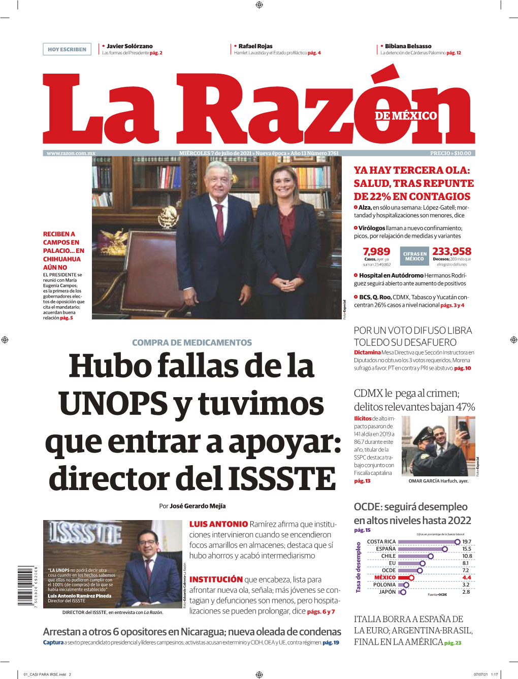 Hubo Fallas De La UNOPS Y Tuvimos Que Entrar a Apoyar