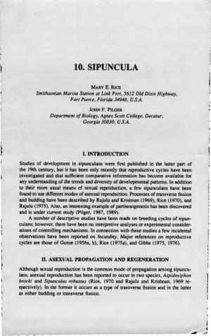 10. Sipuncula