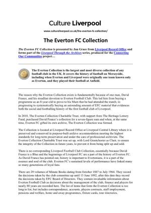 The Everton FC Collection