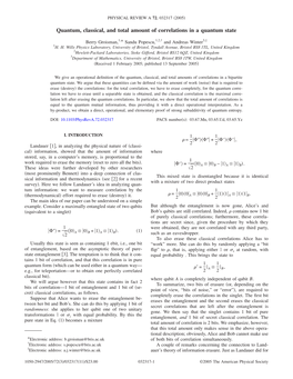 Quantum, Classical, and Total Amount of Correlations in a Quantum State