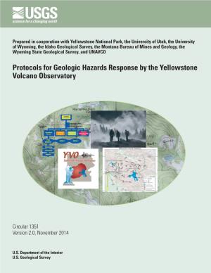Protocols for Geologic Hazards Response by the Yellowstone Volcano Observatory