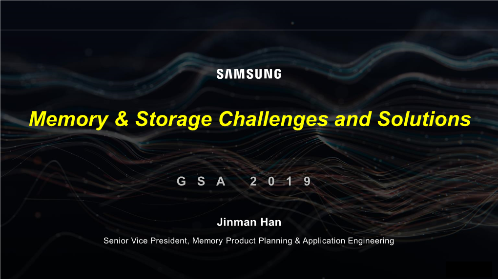 Memory & Storage Challenges and Solutions