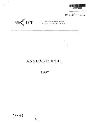 Ift Annual Report