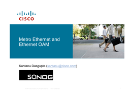 Metro Ethernet and Ethernet OAM