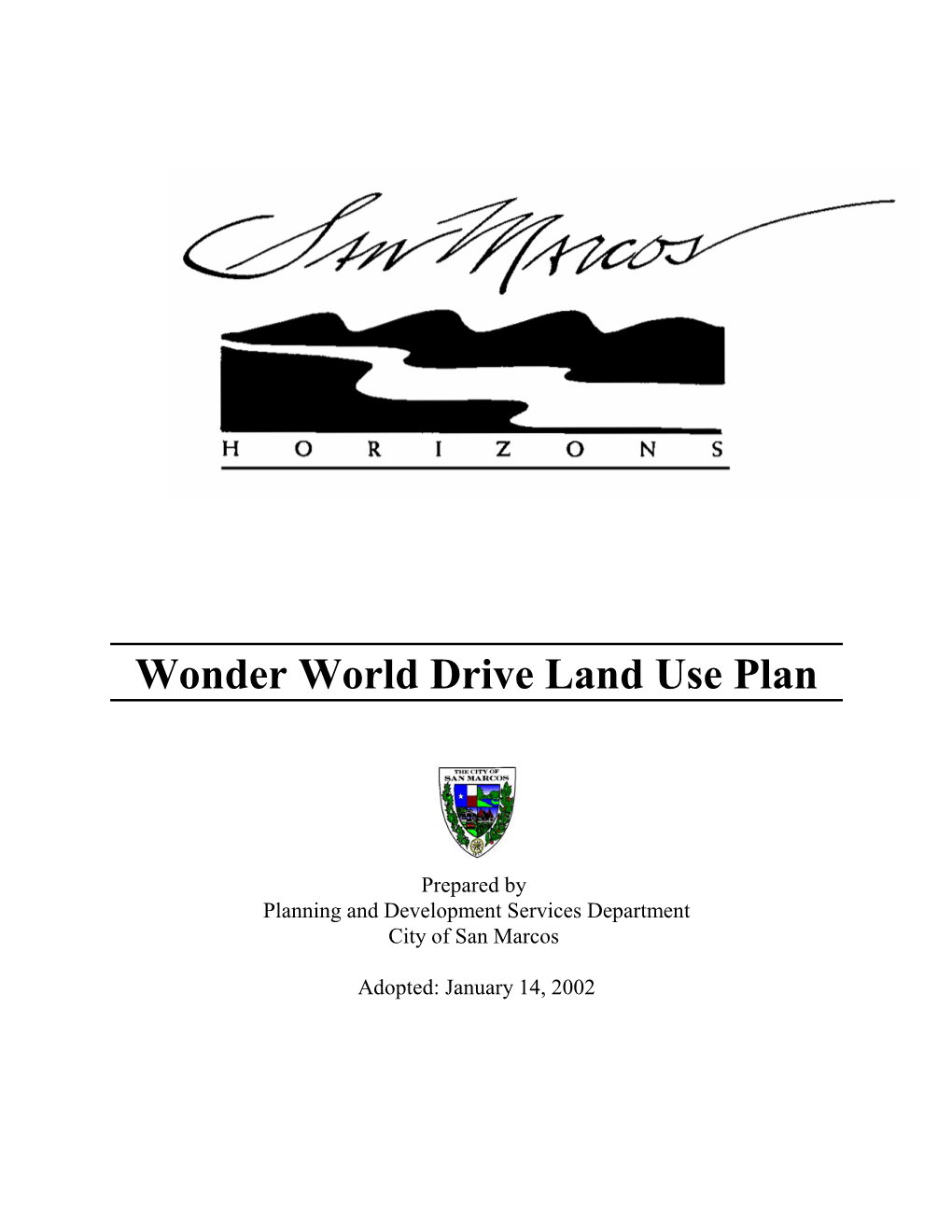 Wonder World Master Plan