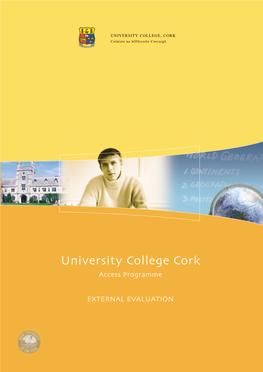 UCC Access Programme External Evaluation