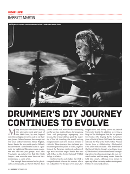 Drummer's DIY Journey Continues to Evolve