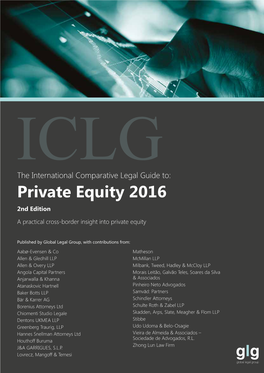 Private Equity 2016 2Nd Edition