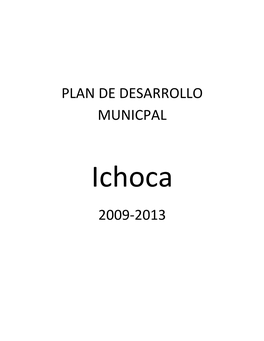 Plan De Desarrollo Municpal 2009-2013