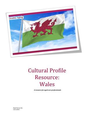 Cultural Profile Resource: Wales