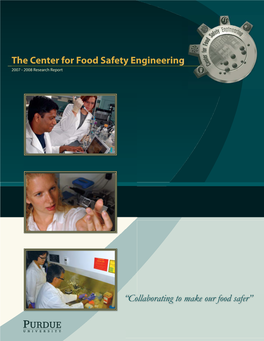 The Center for Food Safety Engineering G