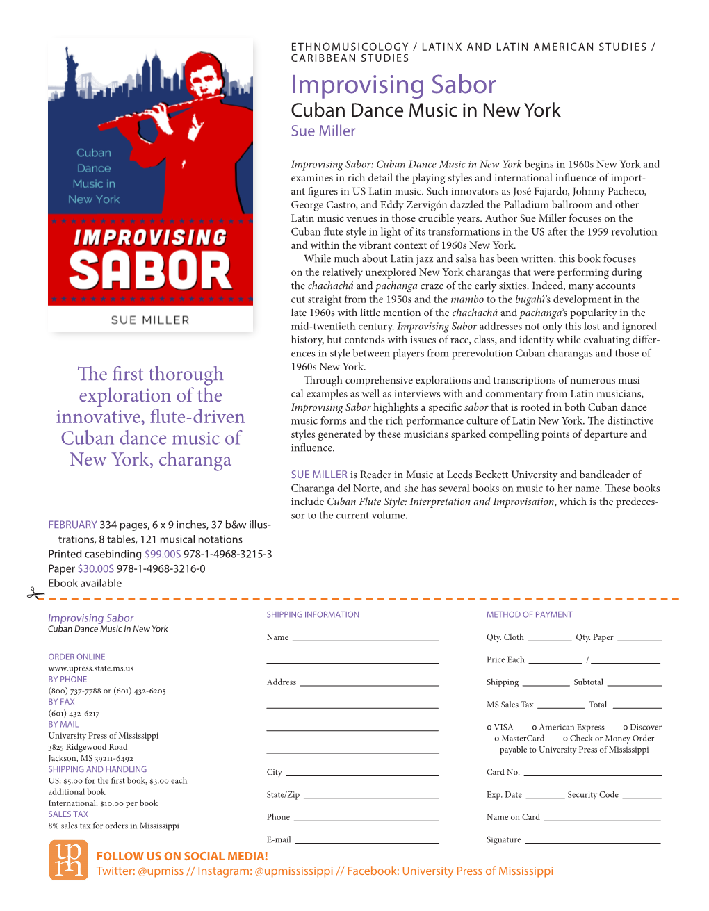 Improvising Sabor Cuban Dance Music in New York Sue Miller