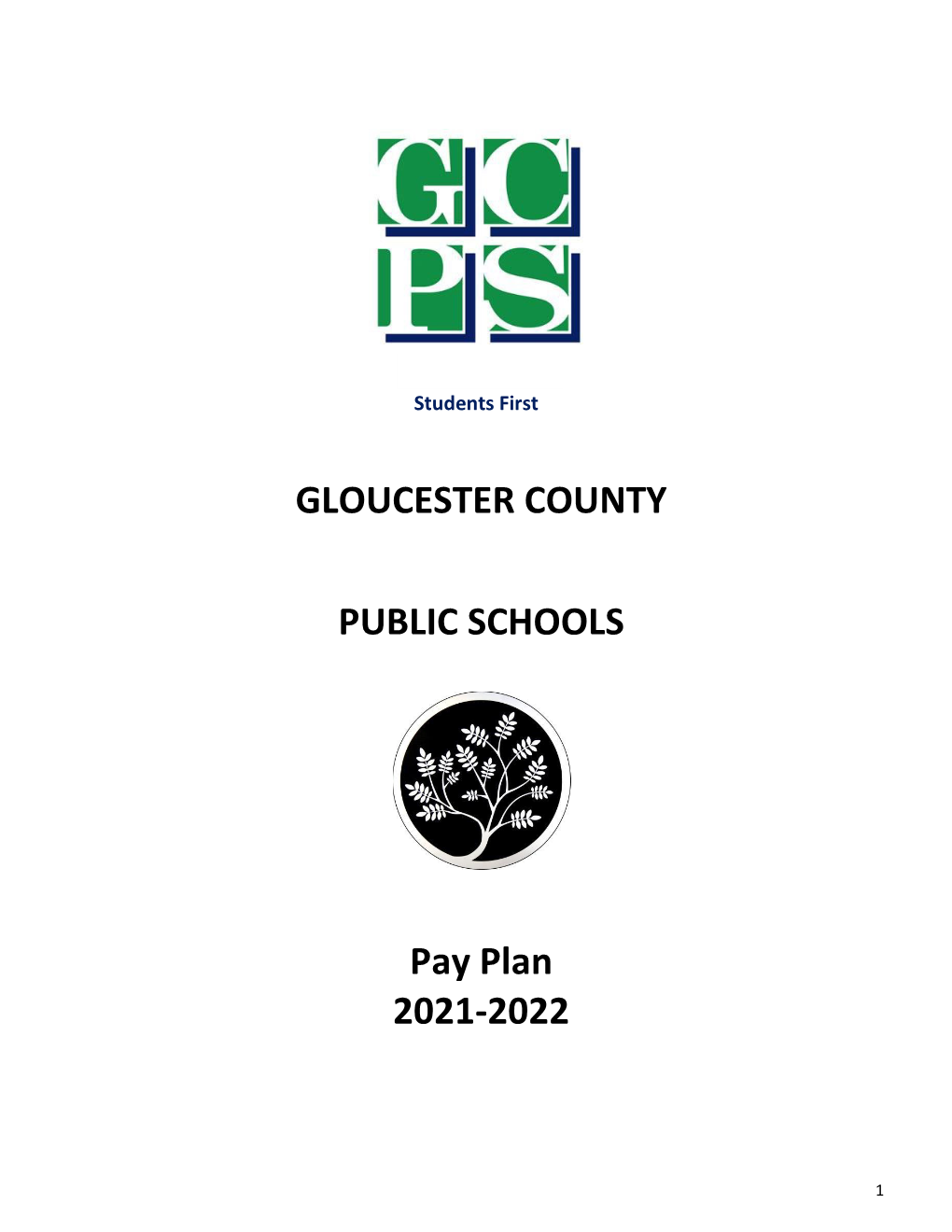 GLOUCESTER COUNTY PUBLIC SCHOOLS Pay Plan 2021-2022