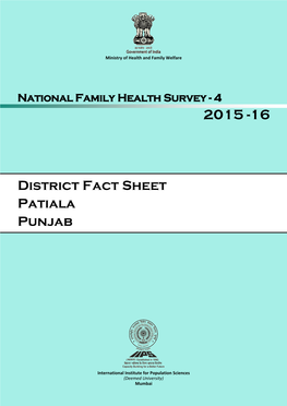 District Fact Sheet Patiala Punjab