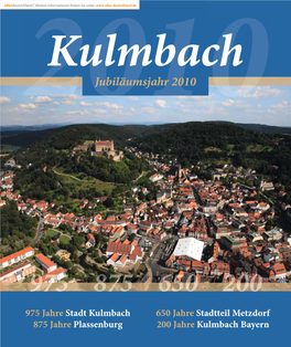 Kulmbach 2010201Jubiläumsjahr 2010