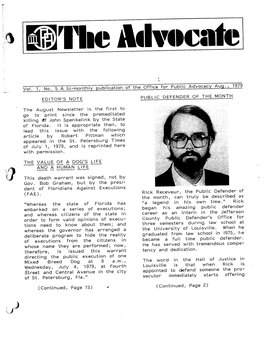 Advocate-Vol 1-No 5-Entire Issue (8-1979)
