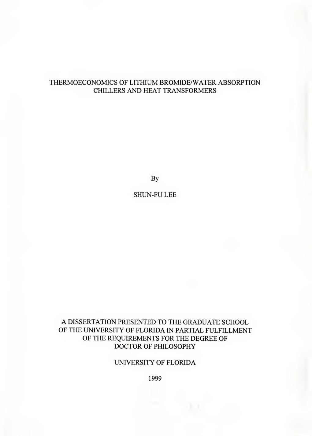 Thermoeconomics of Lithium Bromide/Water Absorption Chillers and Heat Transformers