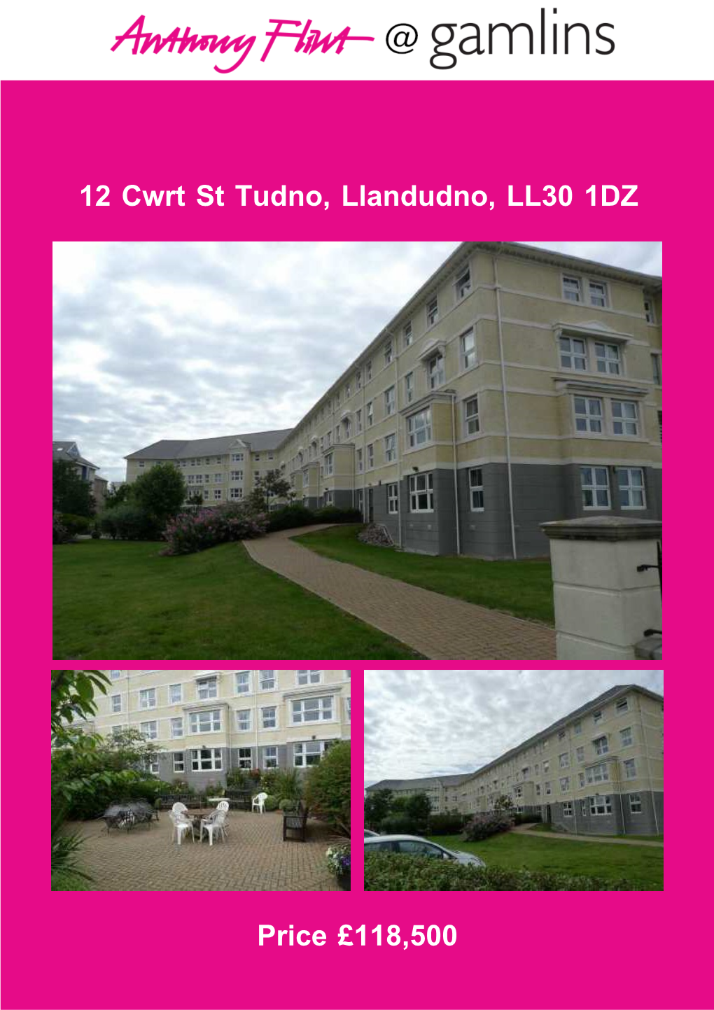 12 Cwrt St Tudno, Llandudno, LL30 1DZ