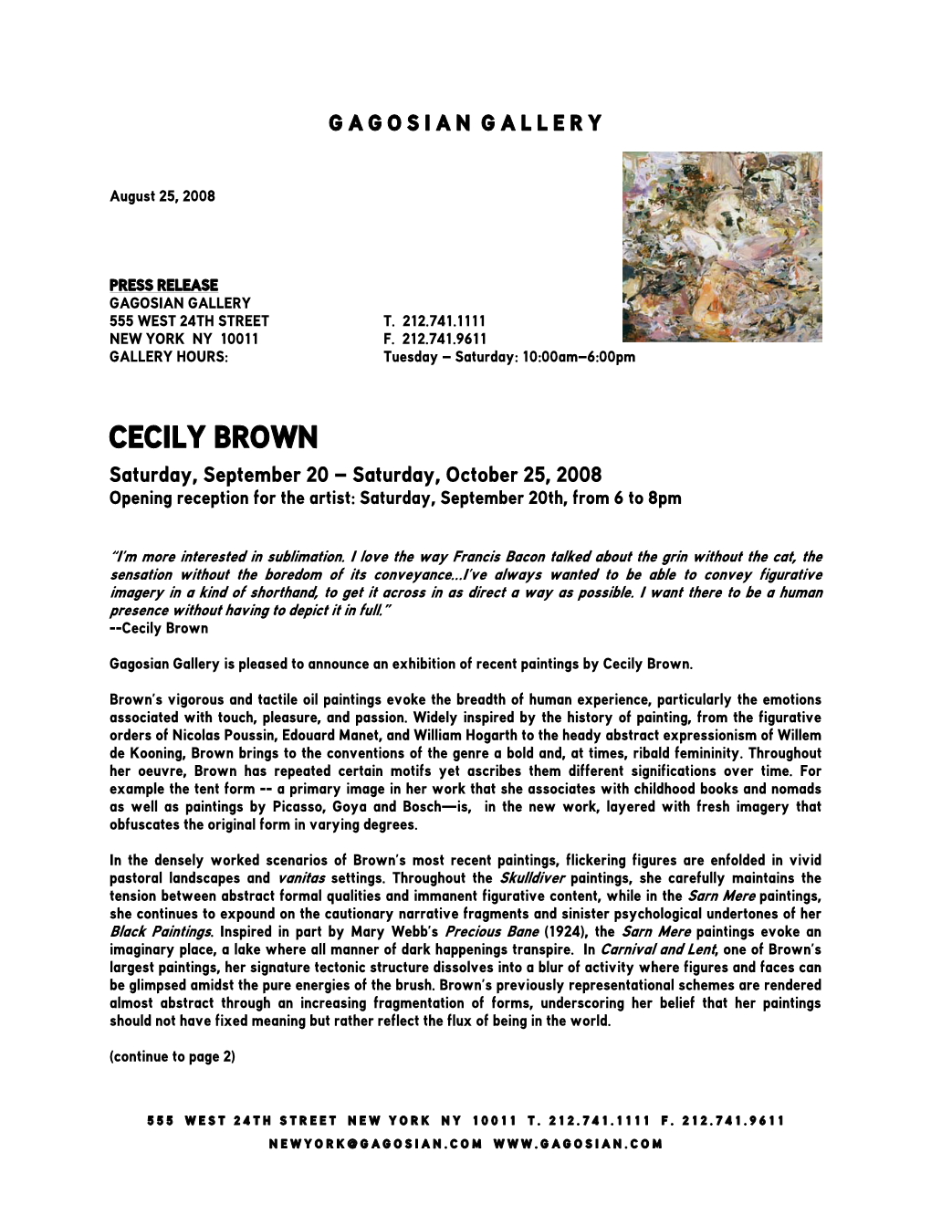 Cecily Brown