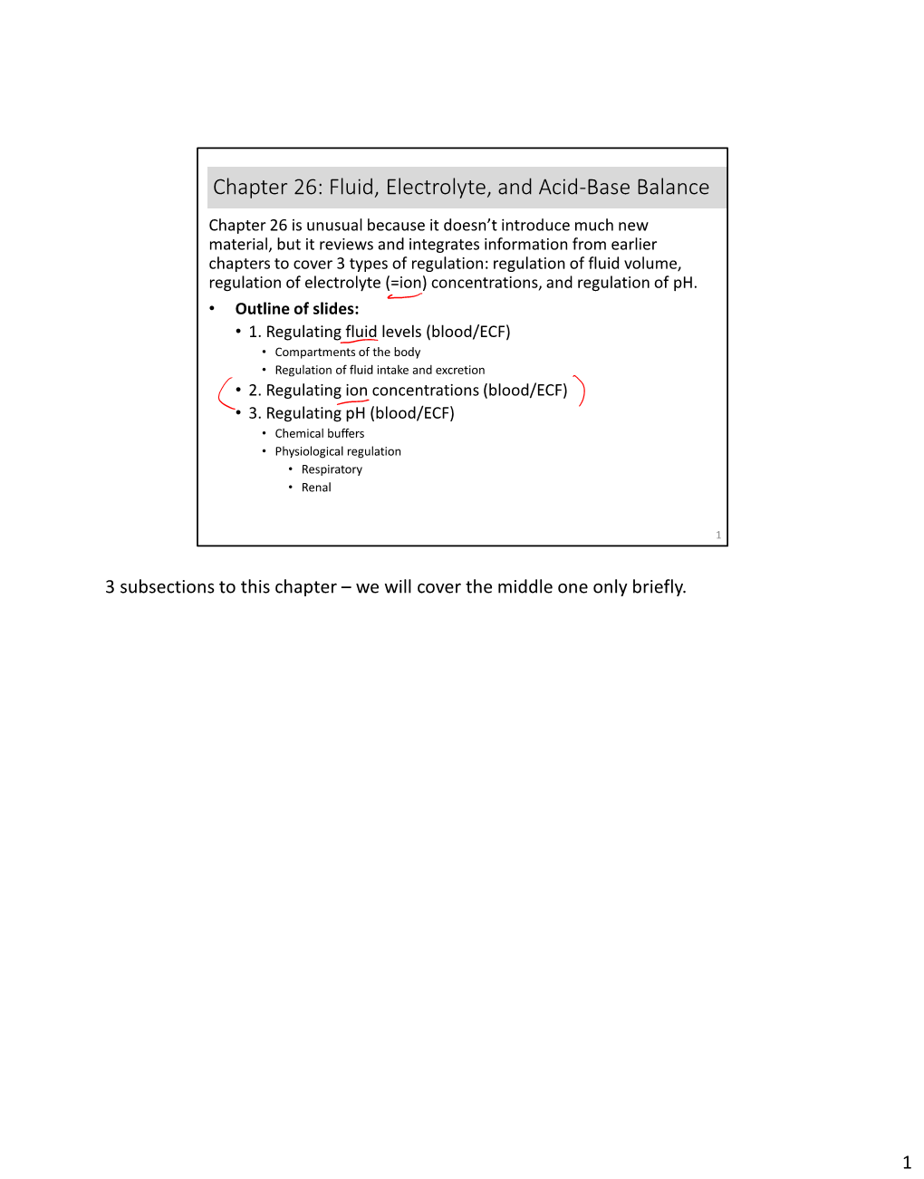 Chapter 26: Fluid, Electrolyte, and Acid-Base Balance