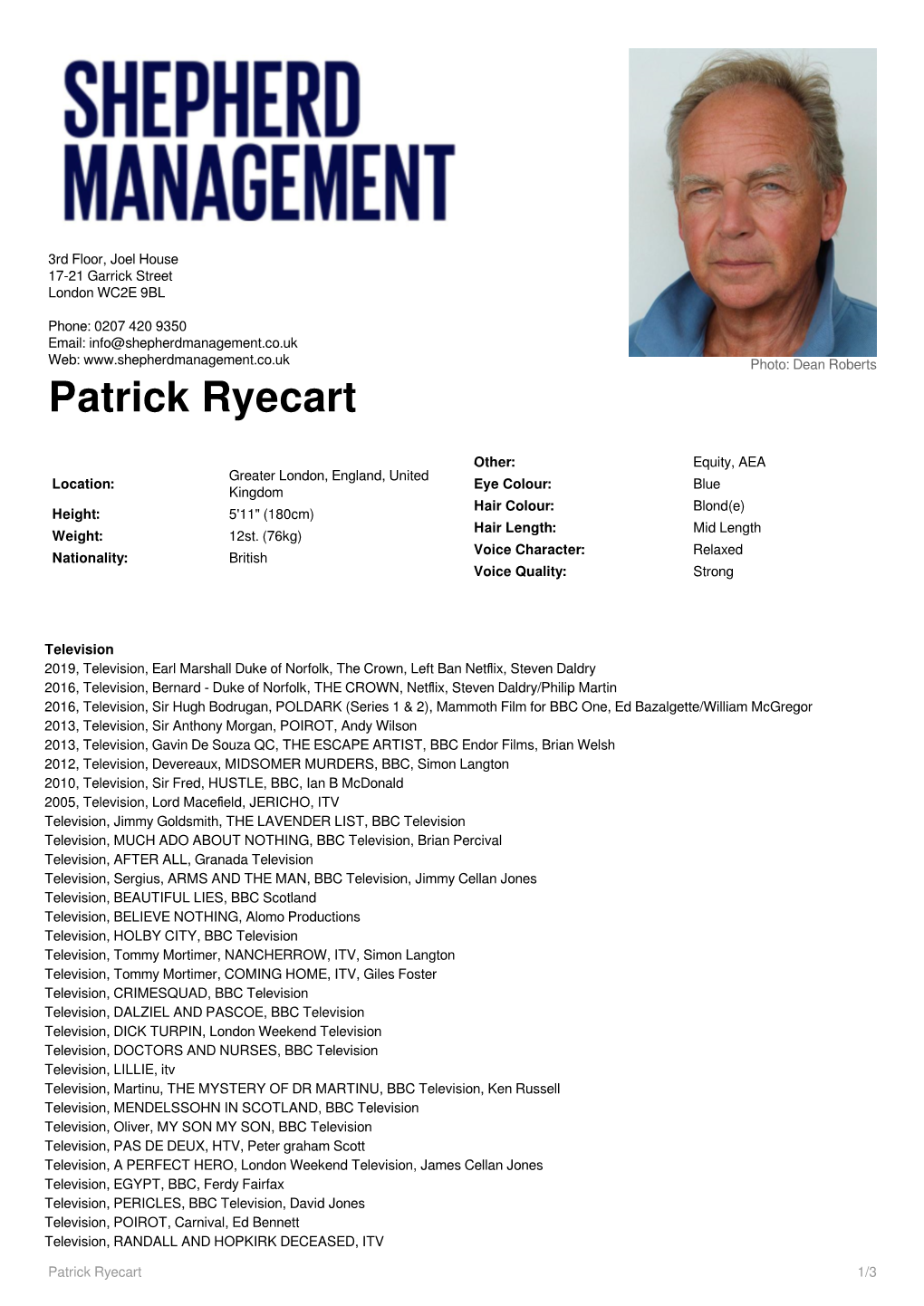 Patrick Ryecart