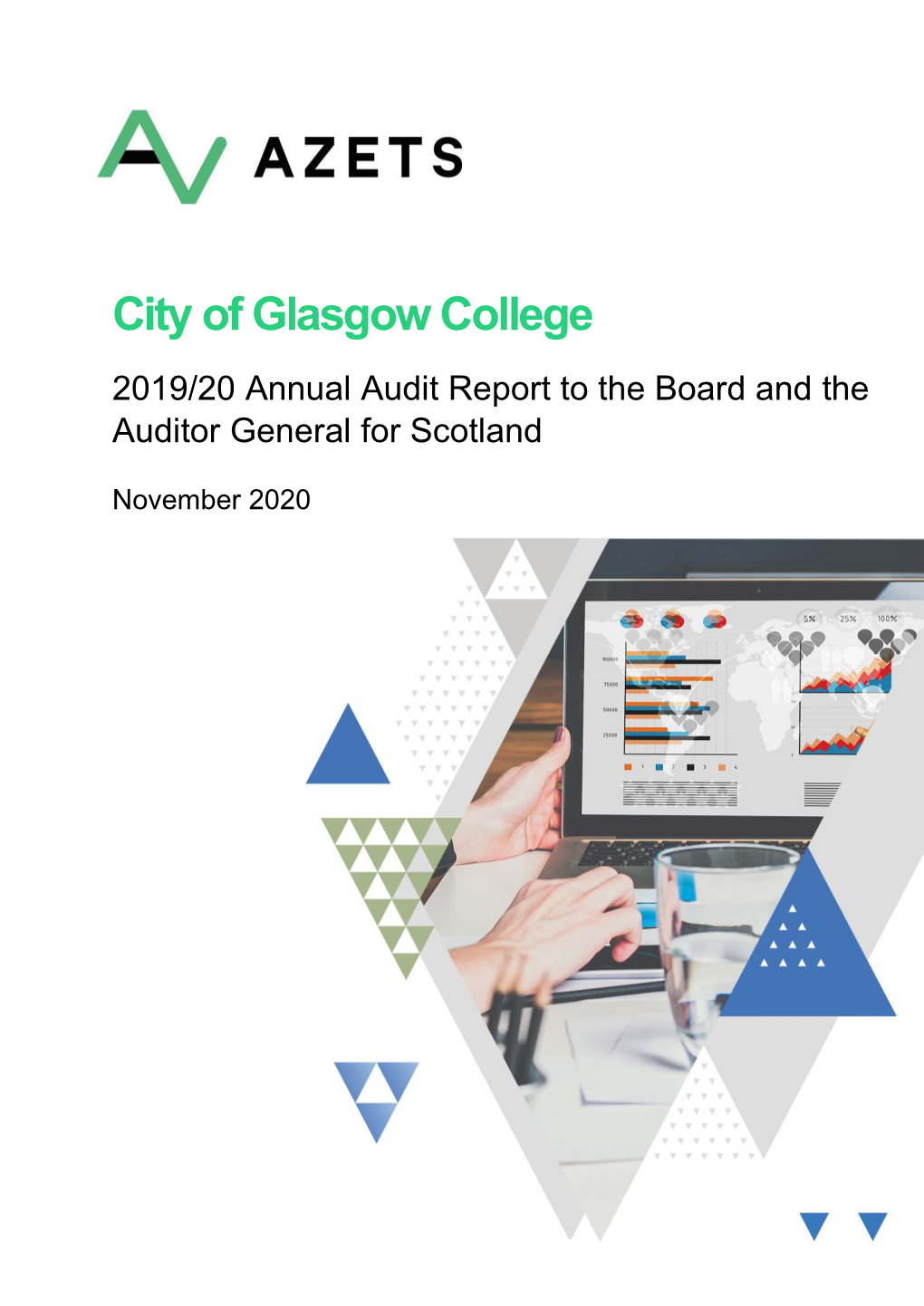 City of Glasgow College: 2019/20 Annual Audit Report to the Board and the Auditor General for Scotland