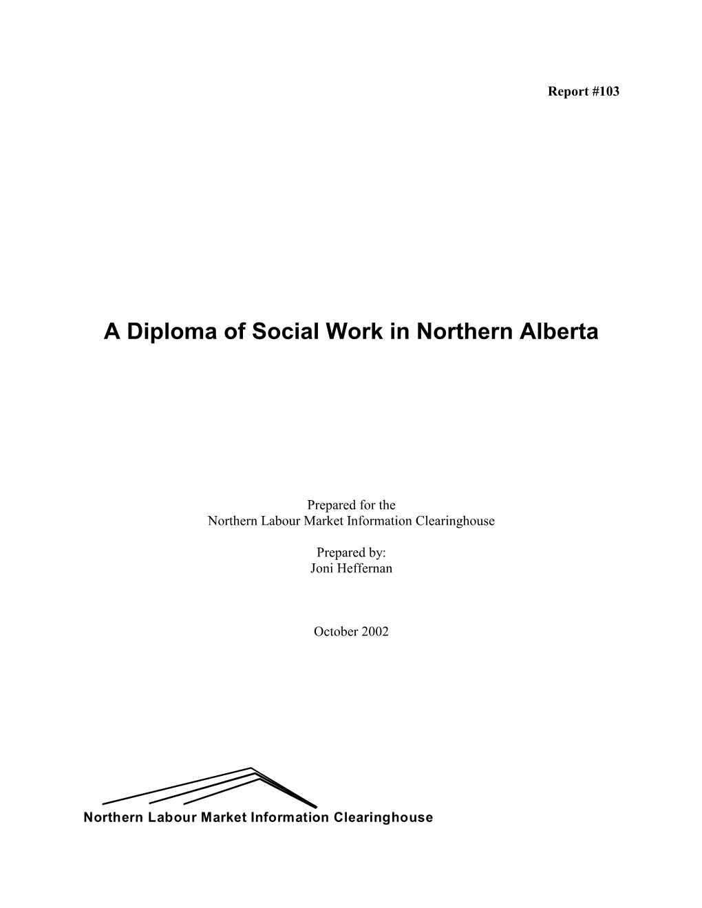 103 Social Work Diploma