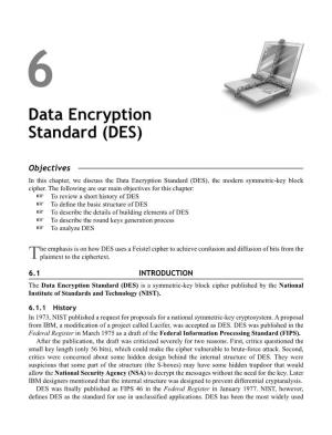 Data Encryption Standard (DES)