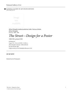 The Street—Design for a Poster