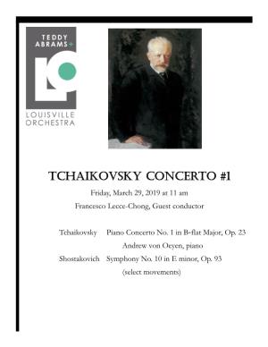 Tchaikovsky Concerto #1