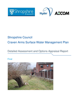 Shropshire Council Craven Arms Surface Water Management Plan