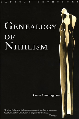 Genealogy of Nihilism: Philosophies of Nothing and the Difference Of