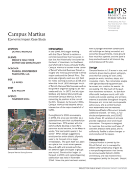 Campus Martius Economic Impact Case Study